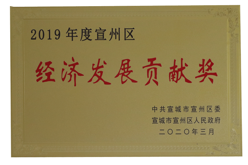 經濟發(fā)展貢獻獎